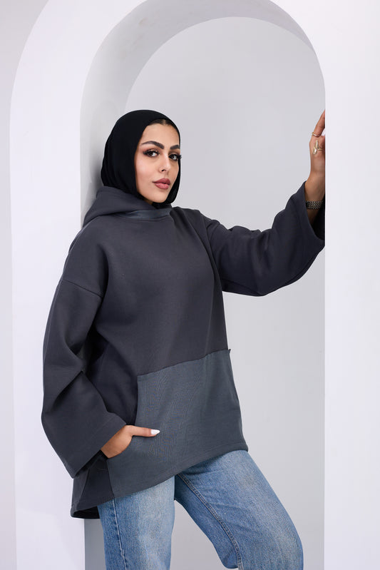 Hoodie Soft Comfort Gray