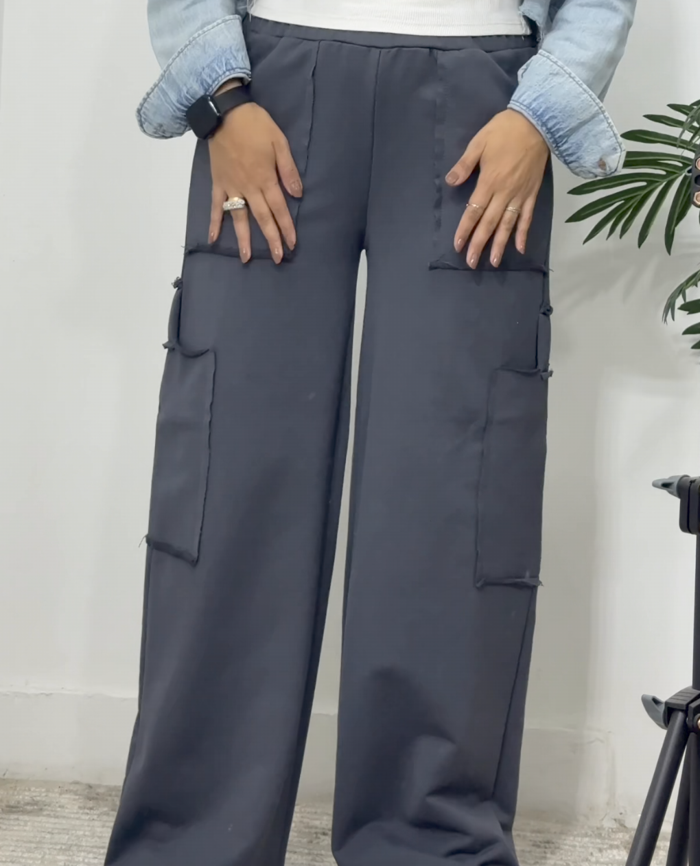 Urban Soft Cargo Pants D Gray