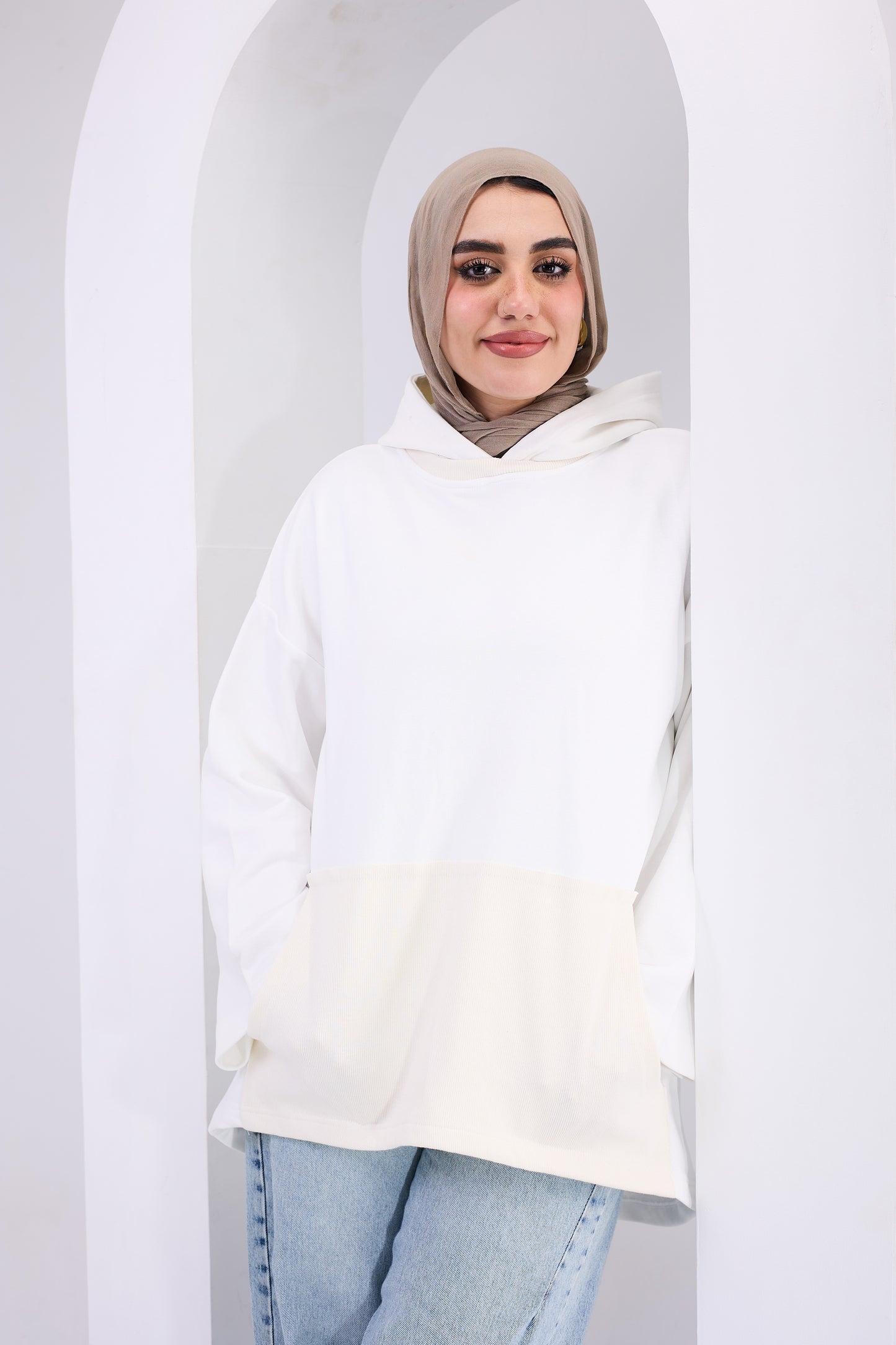 Hoodie Soft Comfort white