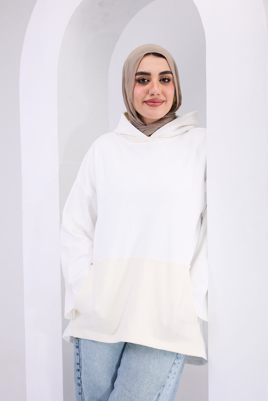 Hoodie Soft Comfort white