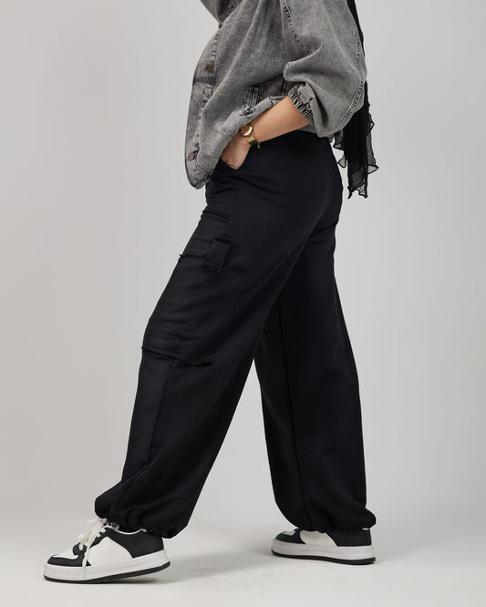 Urban Soft Cargo Pants Black