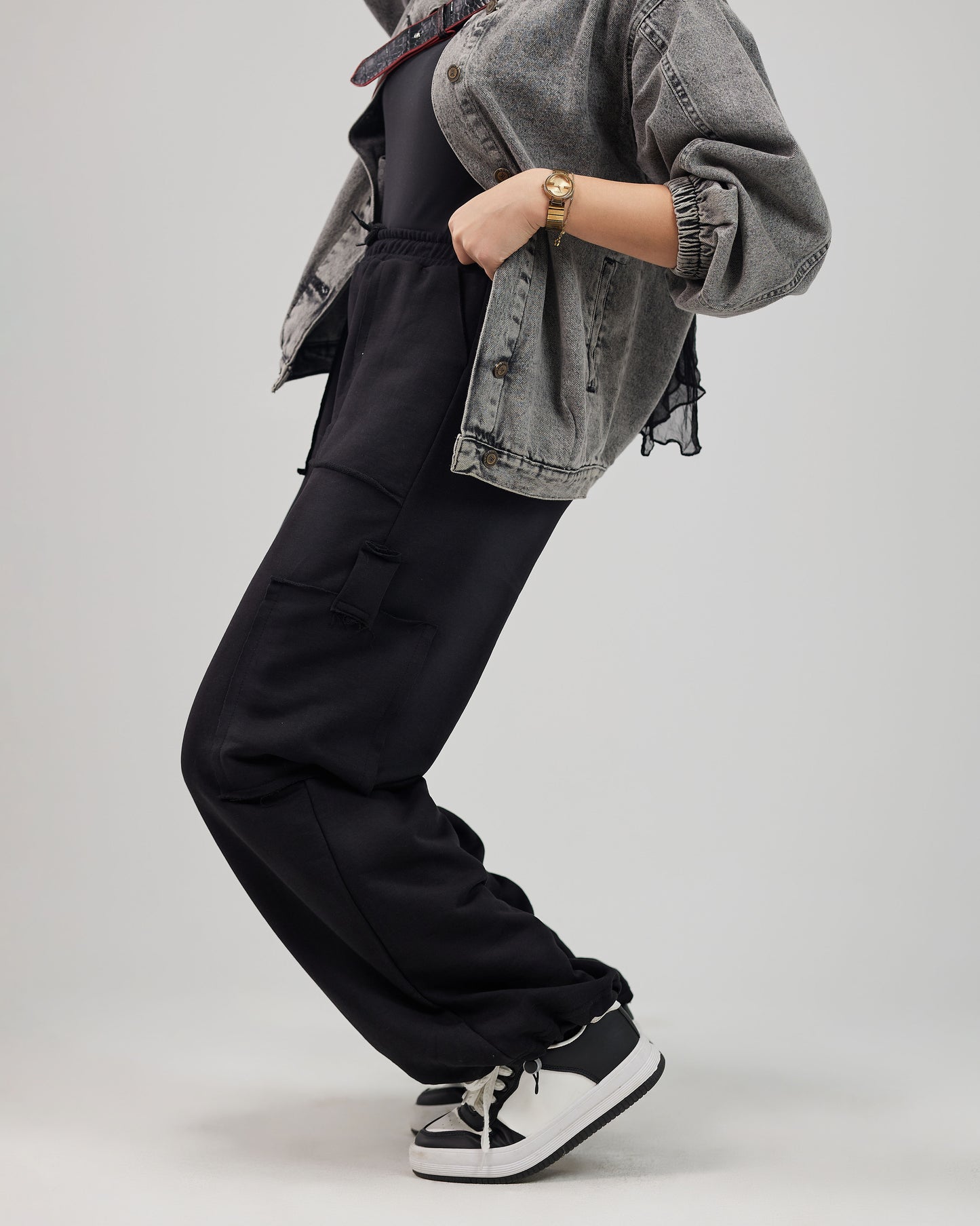 Urban Soft Cargo Pants Black