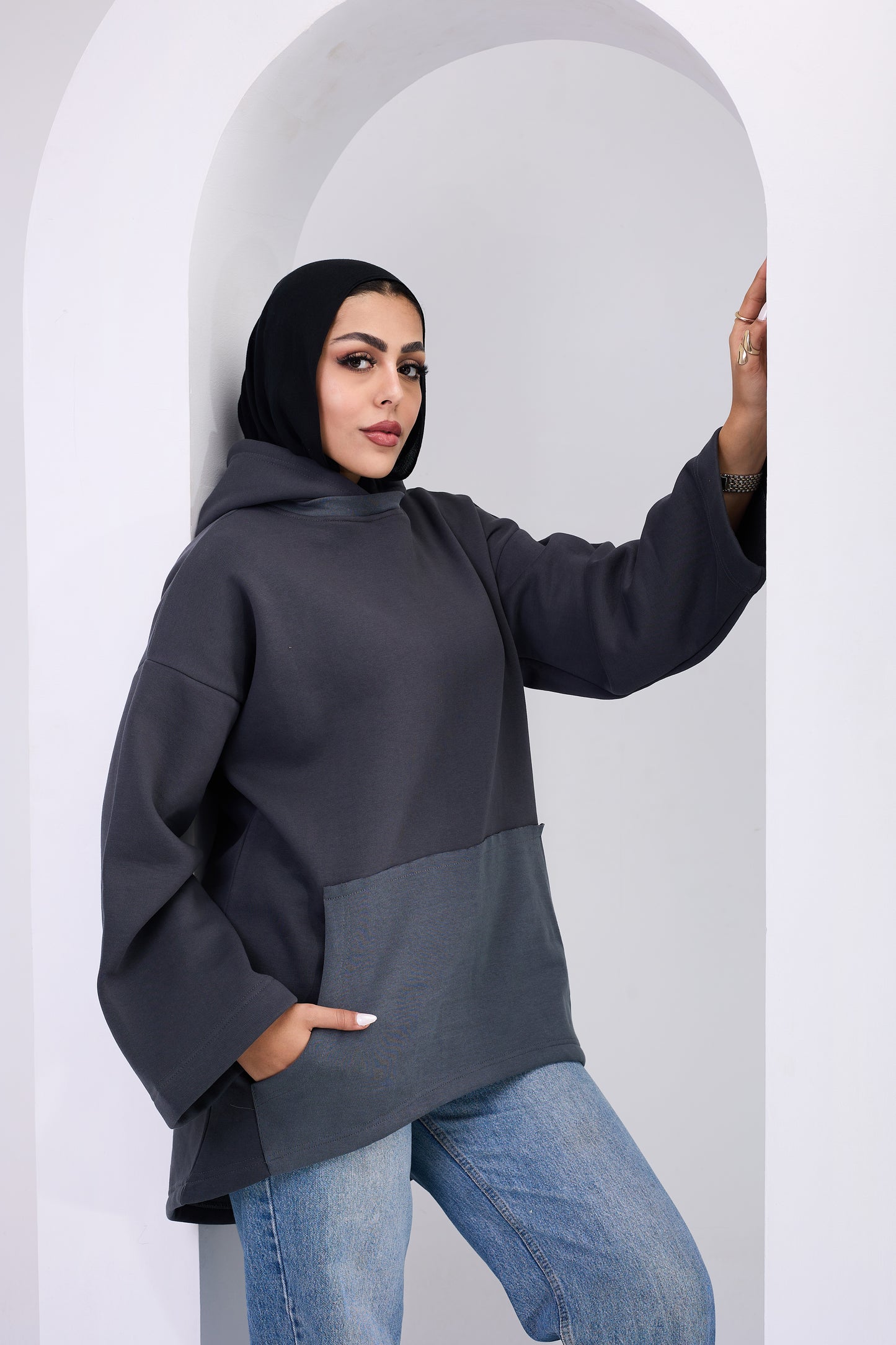 Hoodie Soft Comfort Gray