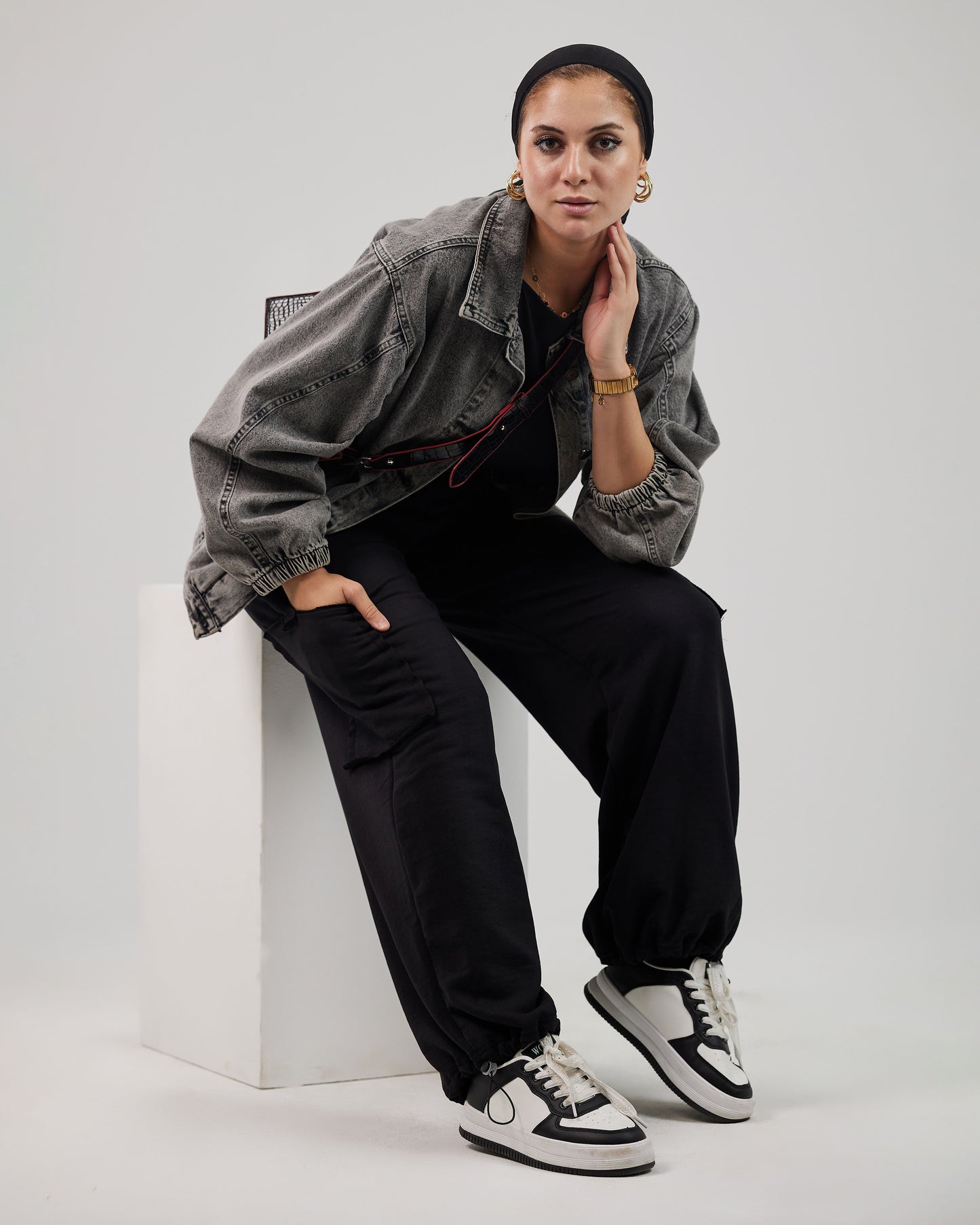 Urban Soft Cargo Pants Black