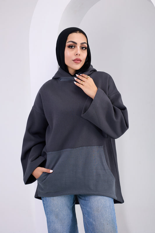 Hoodie Soft Comfort Gray