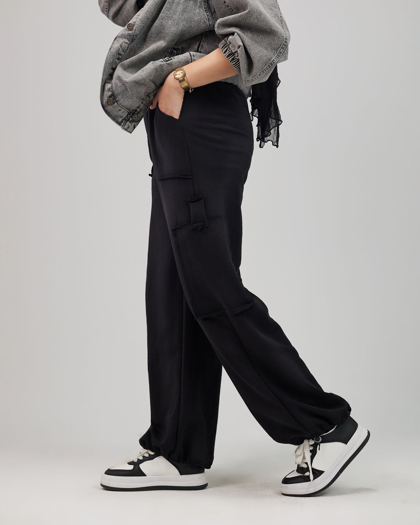 Urban Soft Cargo Pants Black