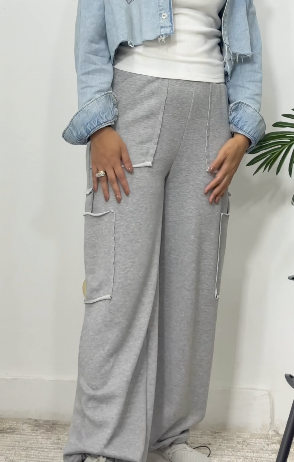 Urban Soft Cargo Pants Gray