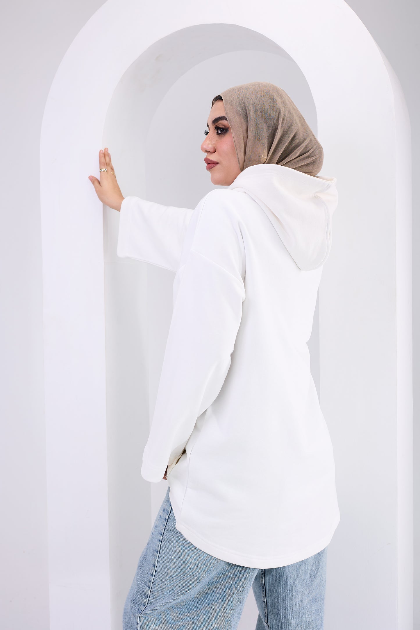 Hoodie Soft Comfort white