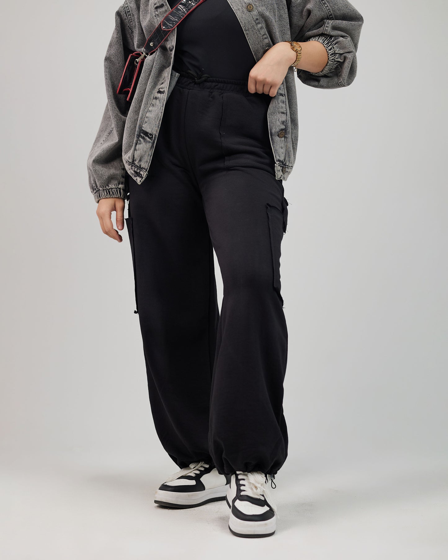 Urban Soft Cargo Pants Black