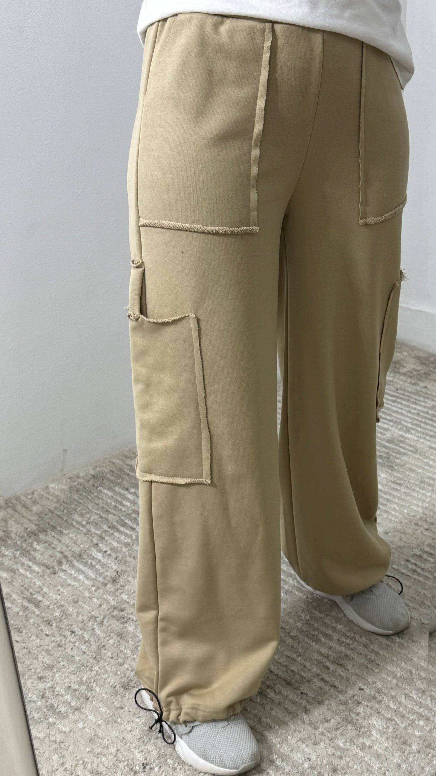 Urban Soft Cargo Pants Beige